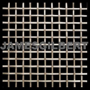 Handwoven Stainless Steel Decorative Grille with 3mm Reeded Wire and 10mm Square Aperture